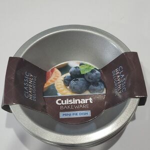 Cuisinart 4-piece Mini Round Pie‎ Dish Set new